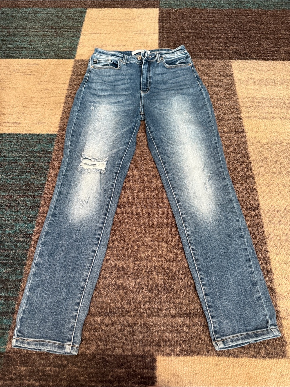 KanCan Distressed Skinny Leg Jeans Size 28